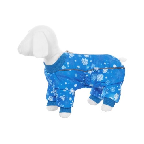 фото Yami-yami одежда виа о. комбинезон для собак на меху с рисунком снежинки, йоркширский терьер 37676, 0,100 кг