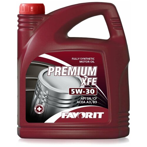 Моторное масло синтетическое Favorit Premium XFE SAE 5W-30, 4 л