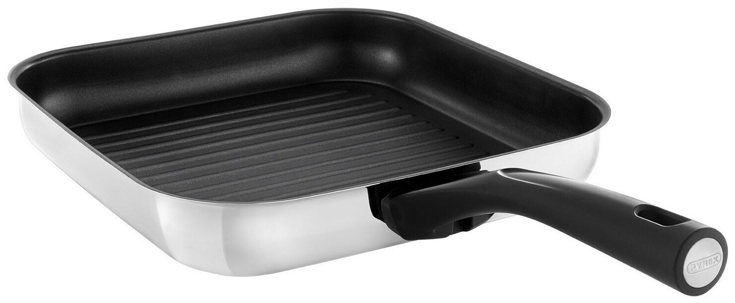 Сковорода-гриль Pyrex Grill Expert touch индукция, 28*28 см