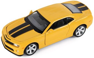 Легковой автомобиль Автопанорама Chevrolet Camaro SS JB1251155 1:32, 15.7 см, желтый