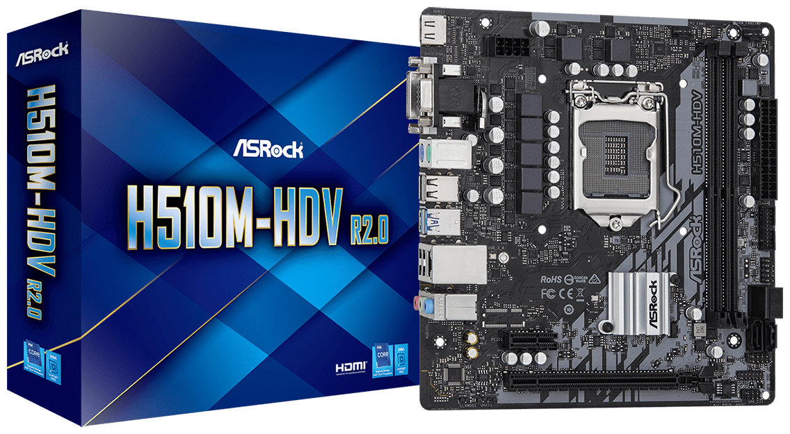 Материнская плата ASRock H510M-HDV R20