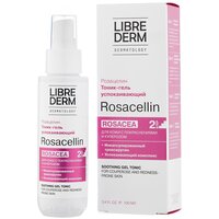 Librederm тоник-гель для чувствительной и проблемной кожи успокаивающий Rosacellin с пребиотиками, 100 мл