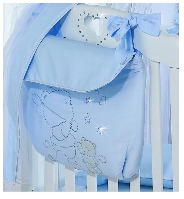 Сумка на кроватку Roman Baby Polvere Di Stelle, цвет голубой