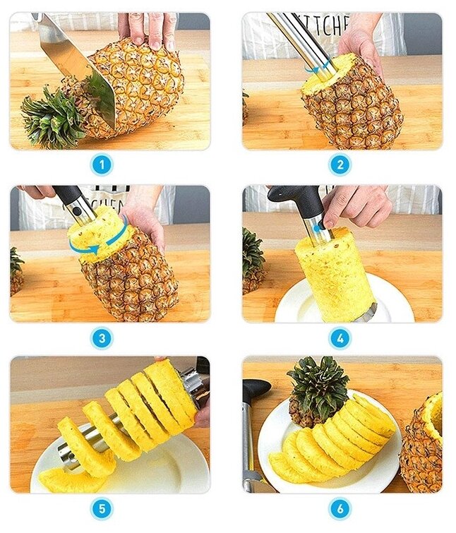 Нож для нарезки ананаса - фотография № 9
