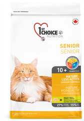 1st CHOICE Корм для кошек Mature or Less Active пожилых старше 10 лет Цыпленок