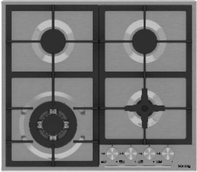Встраиваемая газовая панель Korting - фото №11