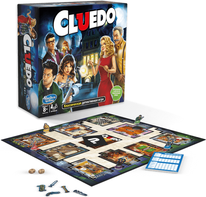 Настольная игра Cluedo "Классическая детективная игра" от Hasbro Games