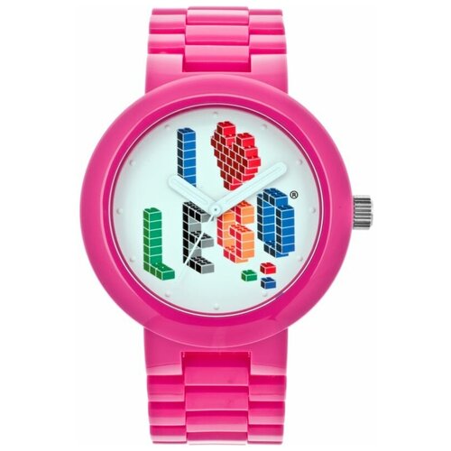 Часы наручные аналоговые LEGO I LOVE LEGO ADULT WATCH PINK 9007620