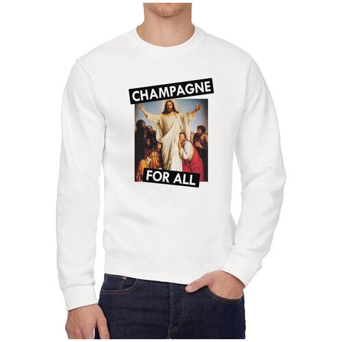 Свитшот CoolPodarok Champagne for all