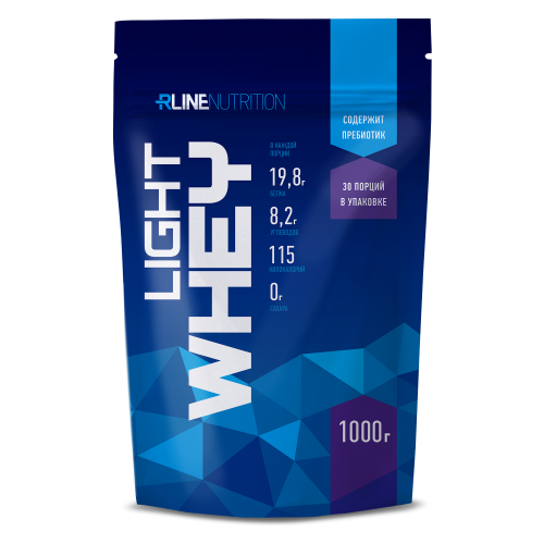 фото Протеин сывороточный rline light whey, 1000 г., булочка с корицей