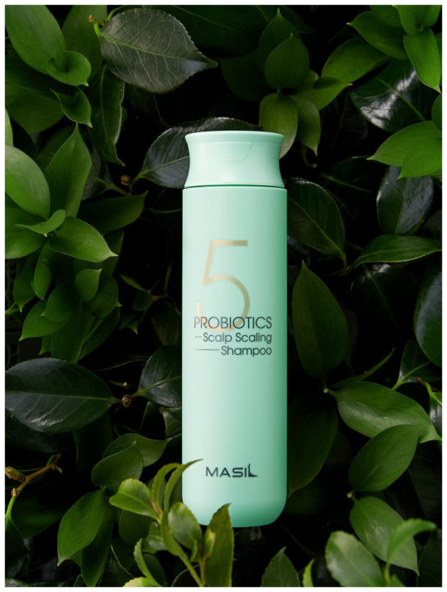 Глубокоочищающий шампунь для волос с пробиотиками Masil 5 Probiotics Scalp Scaling Shampoo 300ml