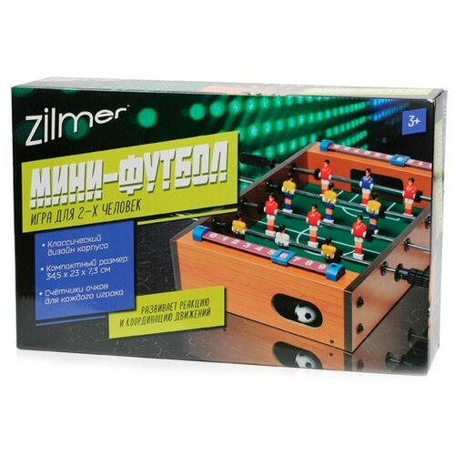 Zilmer Мини-футбол ZIL0501-019 настольная игра zilmer футбол 50х30 5х9 5 см цветн