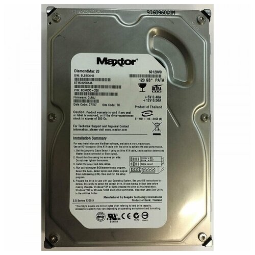 120 ГБ Внутренний жесткий диск Maxtor 60120V0 (60120V0)