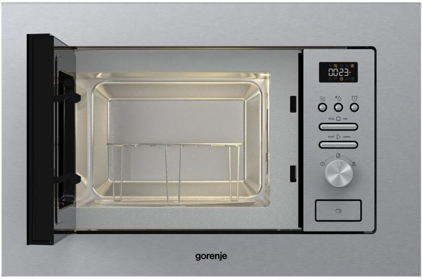 Встраиваемая микроволновая печь Gorenje BM201AG1X нержавеющая сталь - фото №8