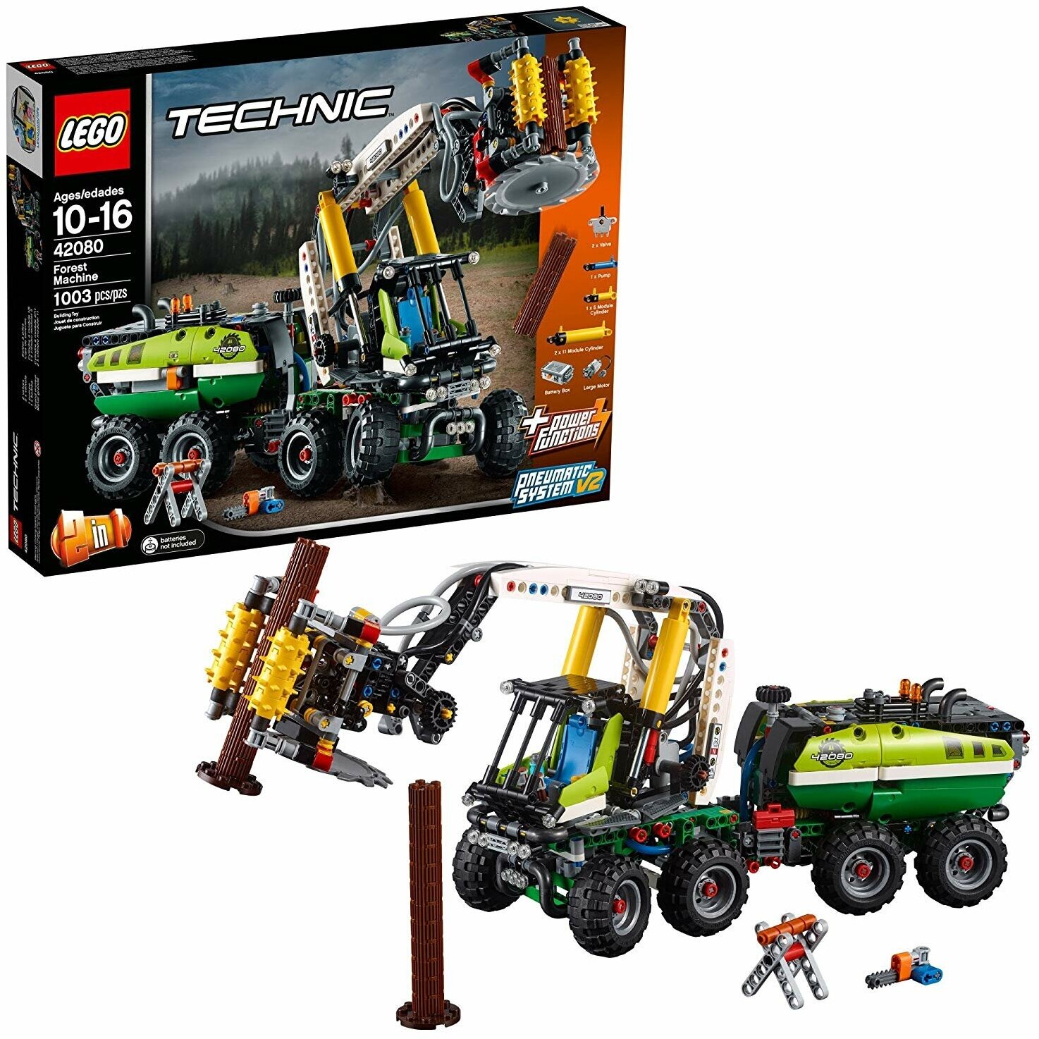 Конструктор LEGO Technic 42080 Лесозаготовительная машина - фото №15