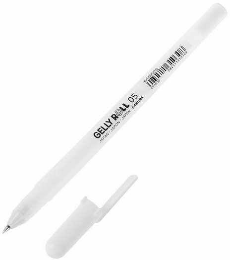Ручка гелевая для декоративных работ Gelly Roll 0.5 мм, белая