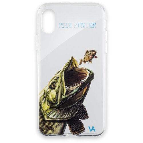 фото Чехол силиконовый veduta iphone xs pike hunter