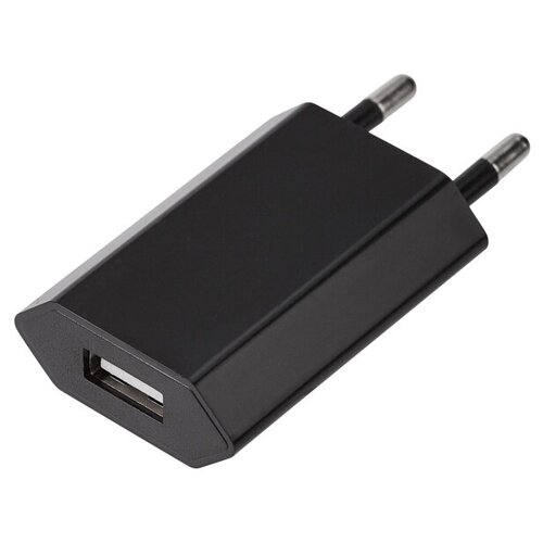 Зарядное устройство сетевое универсальное зарядка REXANT для гаджетов смартфонов Apple Android iPhone USB, 5V, 1 A, черное