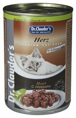 Dr. Clauder's Консервированный корм для кошек кусочки в соусе с Сердцем 415г