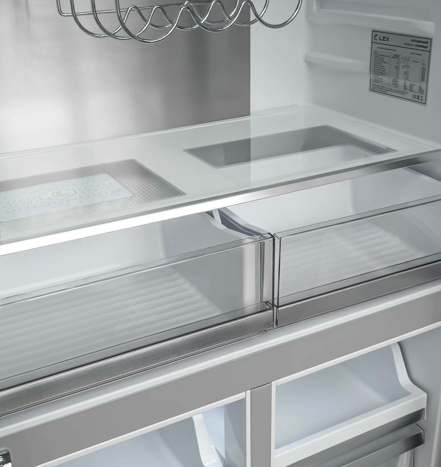 Холодильник трехкамерный Lex LCD505WID - фото №17