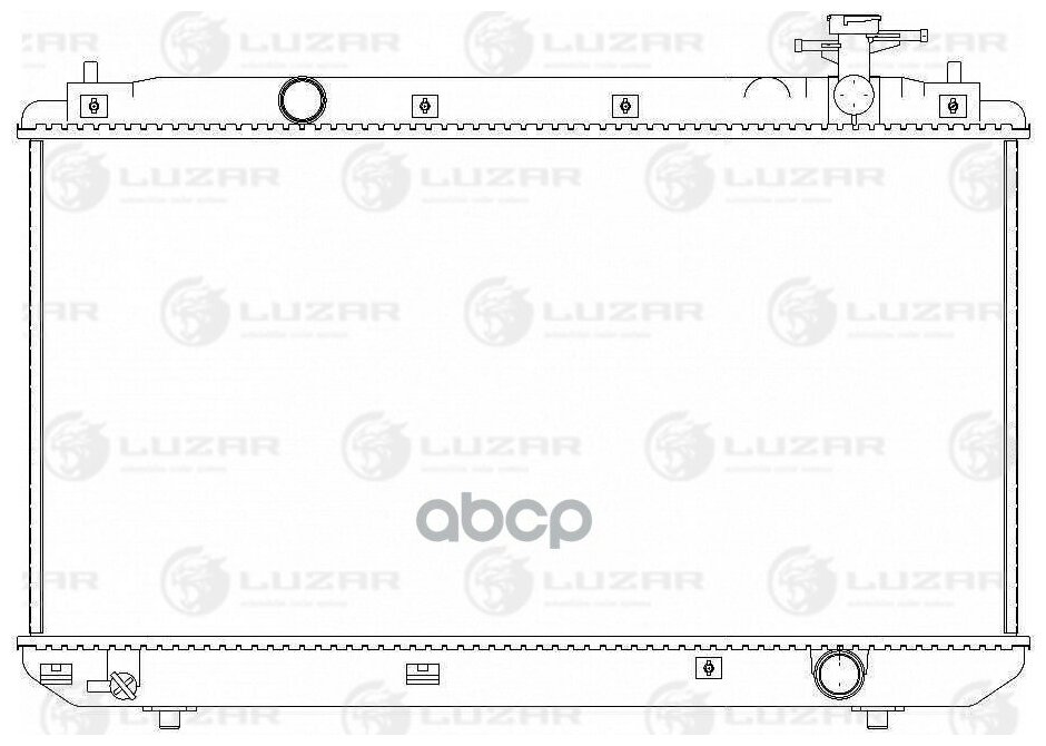 Радиатор охлаждения для автомобилей Tiggo (T11) (05-) 1.6i/1.8i/2.0i MT LUZAR - фото №7