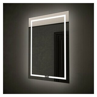 Зеркало MIXLINE "Клес" 500*700 (ШВ) светодиодная подсветка эконом - фотография № 6