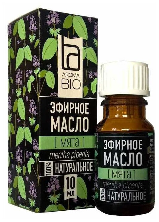 фото Масло эфирное АромаБио мята 10мл