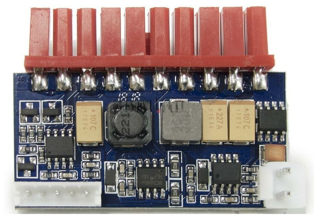 Блок питания для компьютера e-mini Конвертер DC 120W 12V LD-A120W (20-pin/4 pin)