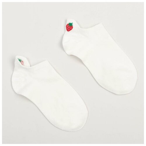 Носки , размер 36/39, белый носки женские укороченные minaku premium цвет белый размер 36 37 23 см 7474714