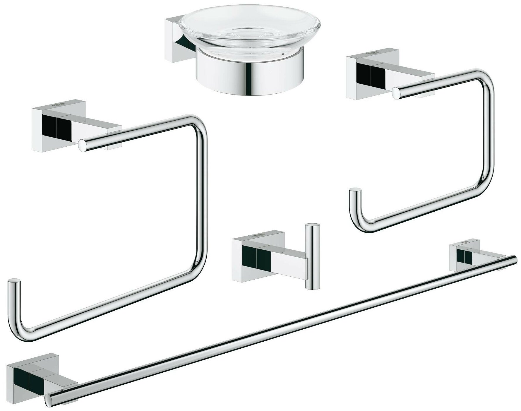 Комплект Grohe Essentials Cube 40758001