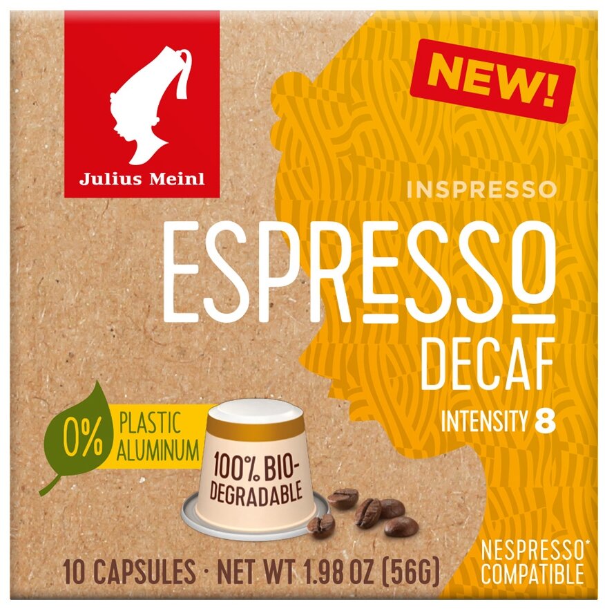 Кофе в капсулах Julius Meinl Espresso Decaf (Эспрессо Декаф), стандарта Nespresso, 4x10шт - фотография № 7