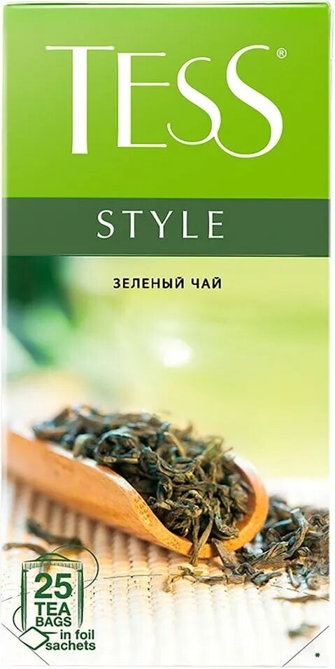 Чай зеленый Tess Style 25*1.8г - фото №5