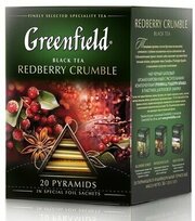 Чай черный Greenfield Redberry Crumble в пирамидках, 20 пак.