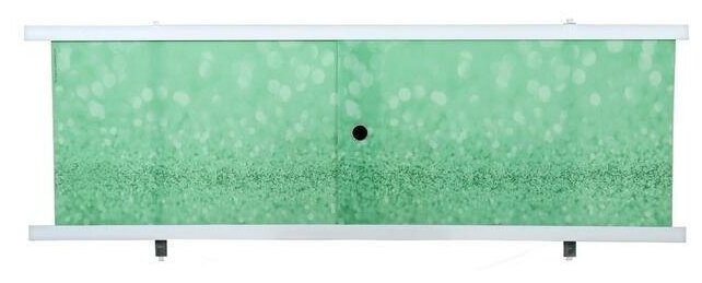 МетаКам Экран для ванны "Кварт Зеленый иней", 148 см