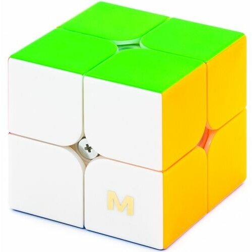 Кубик рубика YJ 2x2x2 MGC Elite M Цветной пластик / Головоломка для подарка головоломка yj mgc elite magnetic 2x2 помятая коробка