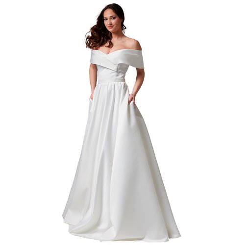 Свадебное платье VEHOVAdresses размер 44, регулируемый размер, цвет айвори