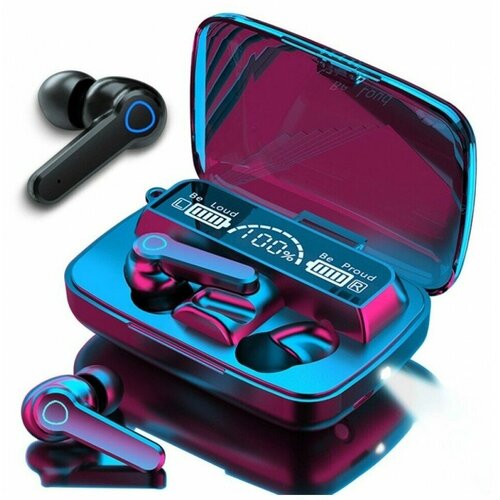 Беспроводные Bluetooth наушники TWS М19 вкладыши блютуз гарнитура M19- BLACK 62500₽