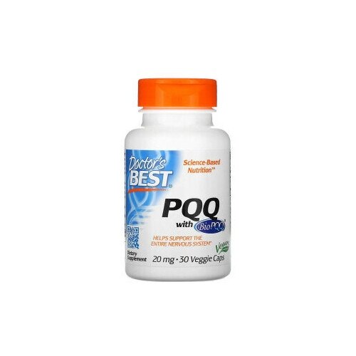 PQQ с BioPQQ, Doctor's Best, 20 мг, 30 растительных капсул