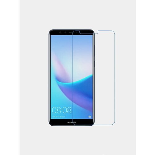 Защитное стекло 0.3mm 9H для Huawei Y9 2018/8 Plus (Анти-отпечаток) (Прозрачный (1 шт))