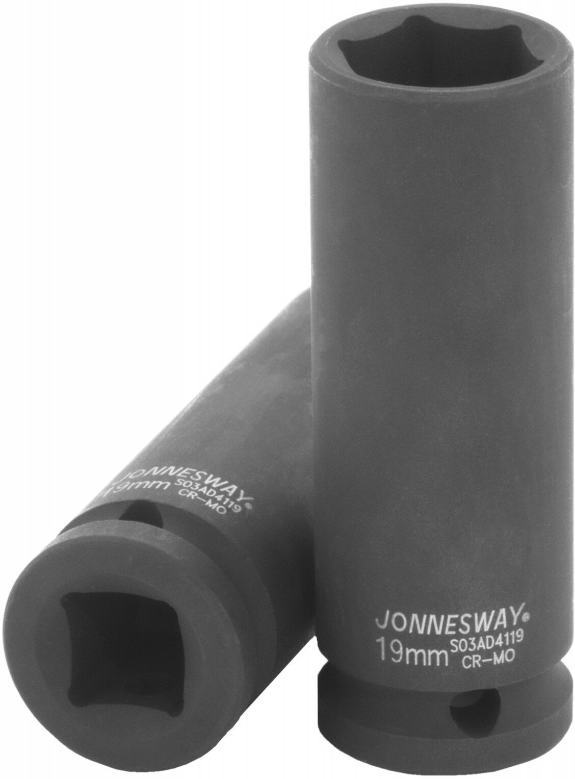 Головка торцевая ударная глубокая 1/2"DR, 19 мм Jonnesway