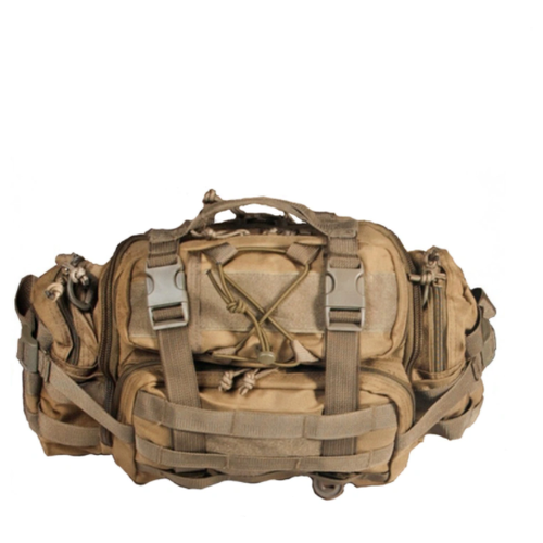 фото Тактическая сумка "tactical molle belt bag", 7л, арт pk100, цвет койот (coyote) tactica 7.62