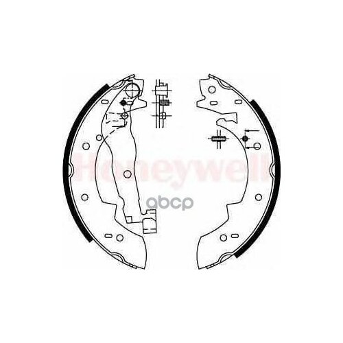 BENDIX 362248B Колодки тормозные PEUGEOT барабанные 4шт.
