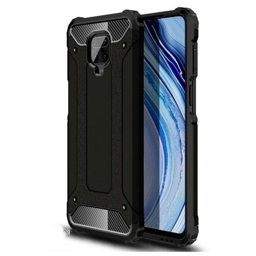 фото Противоударная накладка sgp tough armor tech для xiaomi redmi note 9 черный opt-mobile