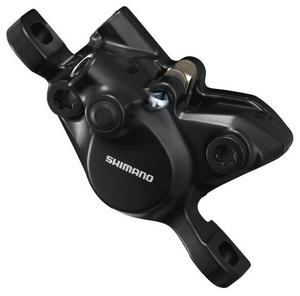 Калип. гидр. Shimano MT200, post mount, пласт. колодк. B01S, без адапт. Черный