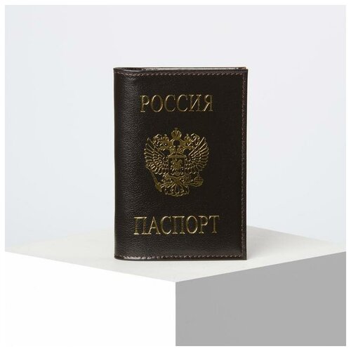 обложка для паспорта cayman коричневый Обложка для паспорта CAYMAN, коричневый
