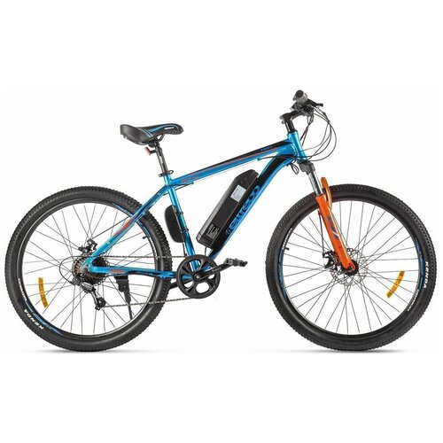Электровелосипед ELTRECO XT 600 D (Сине-оранжевый-2387)