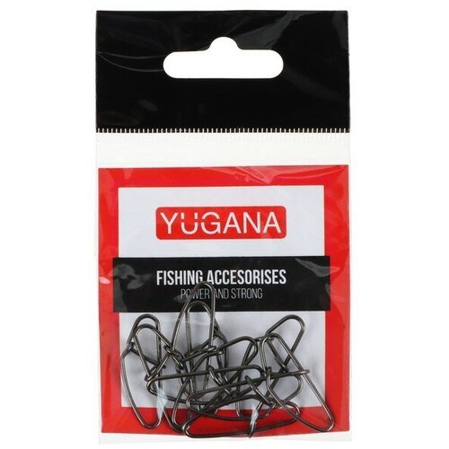 Застежка YUGANA, F-6008, № 4, 45 кг, 10 шт. bradex de 0540 синий 45 см 0 45 кг