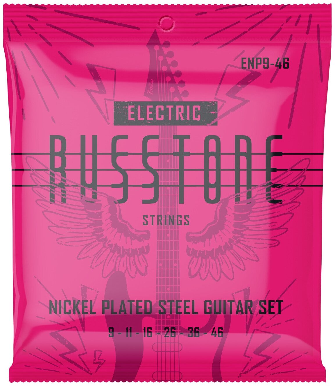 Russtone ENP9-46 - Струны для электрогитары Nickel Plated (9-11-16-26-36-46)