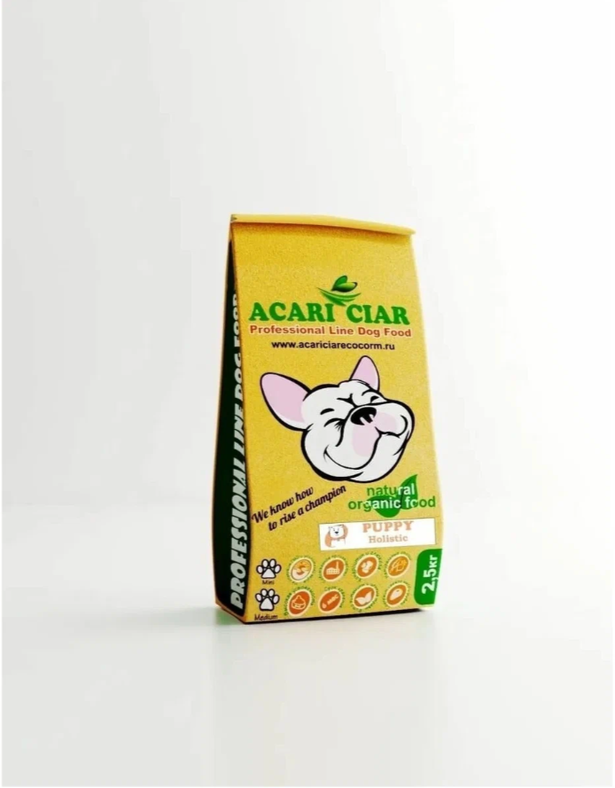 Сухой корм для собак ACARI CIAR Puppy Holistic (мини гранула) 2.5 кг (для мелких и средних пород)