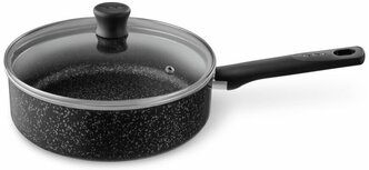 Сотейник Tefal Granit 04192224, с крышкой, 24 см